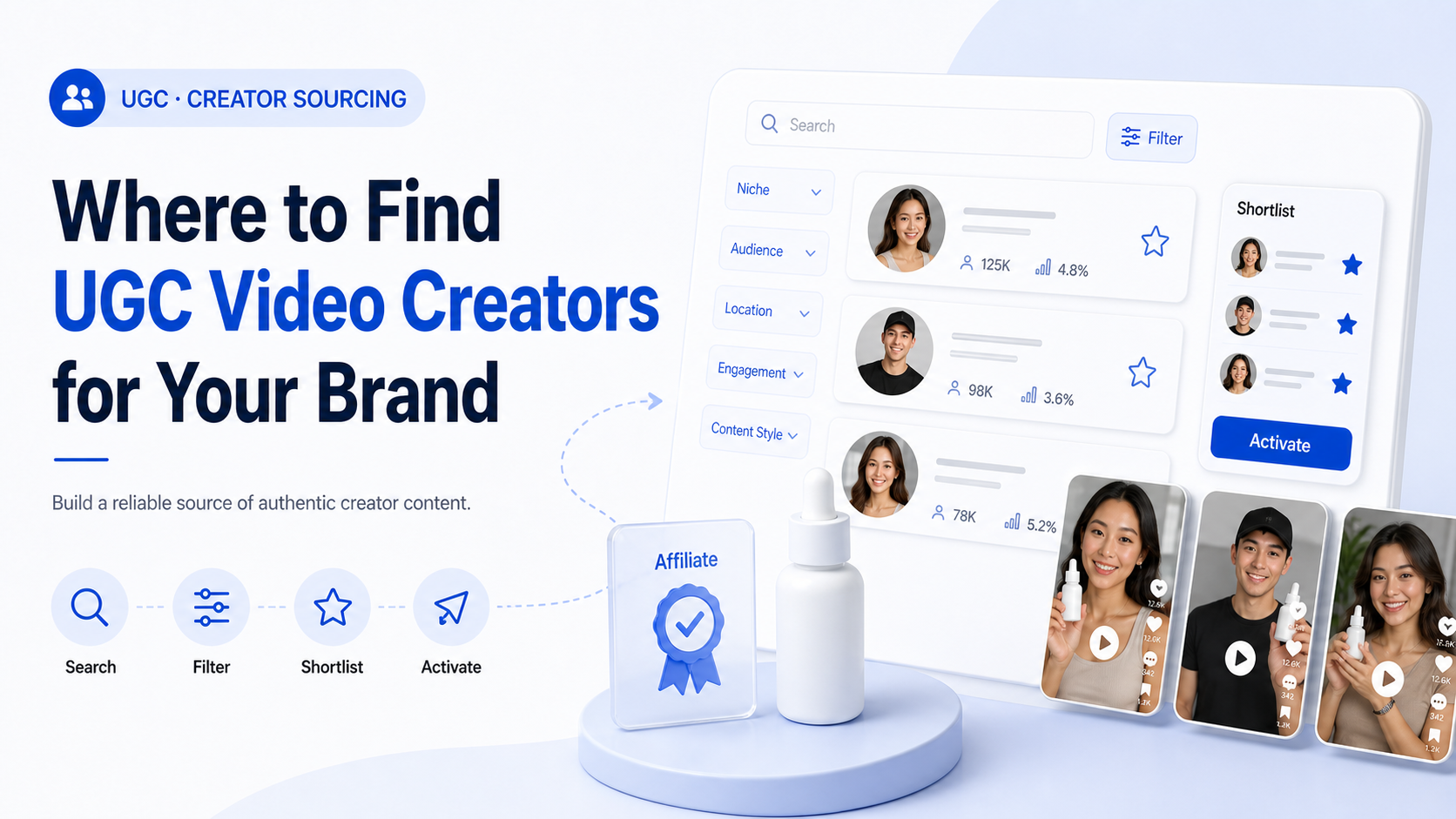 UGC 영상 크리에이터 소싱