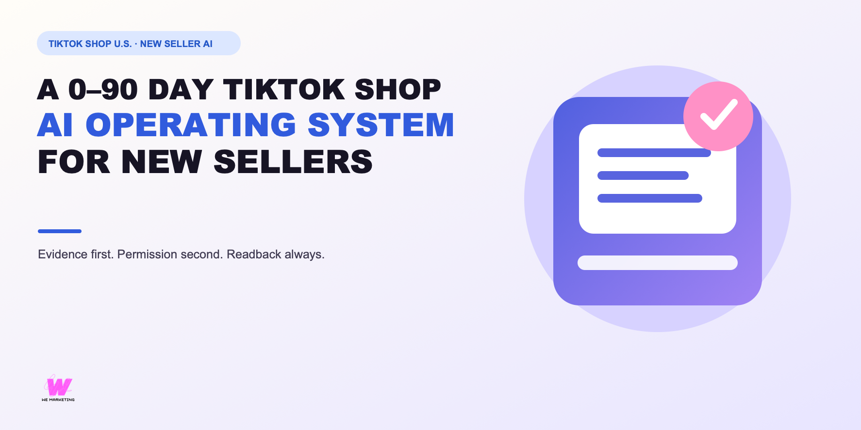 A 0–90 Day TikTok Shop AI Operating System for New Sellers editorial cover