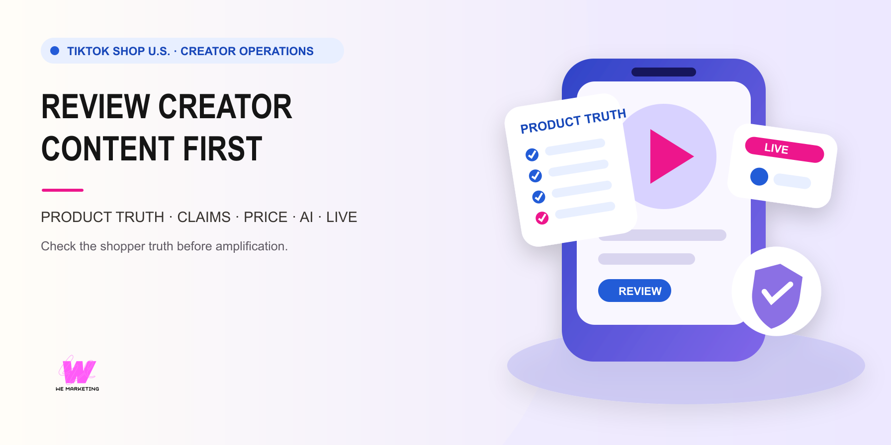 TikTok Shop creator-content review cover