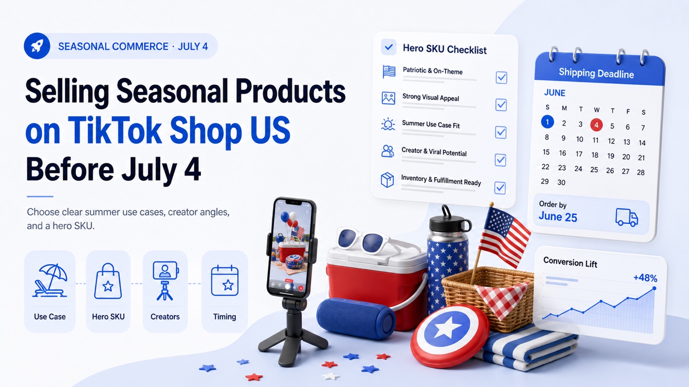 미국 독립기념일 TikTok Shop 시즌 상품
